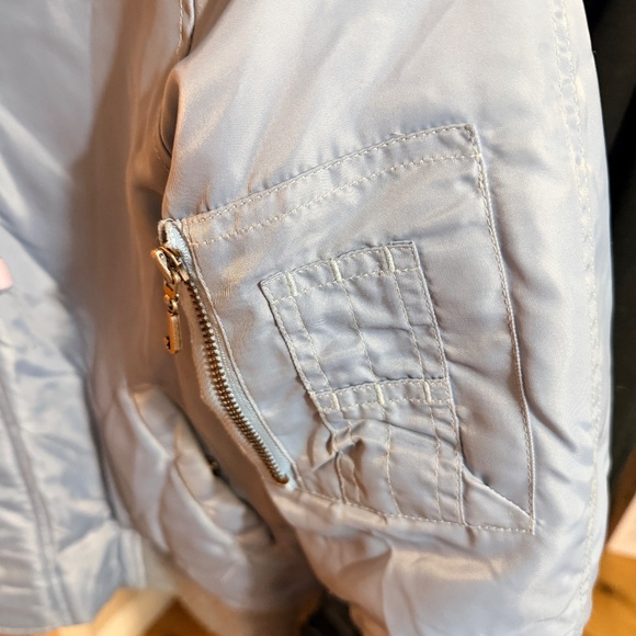 Juicy Couture Vintage Y2k Bomber Jack with Fur Collar Size M - Picture 5 of 11